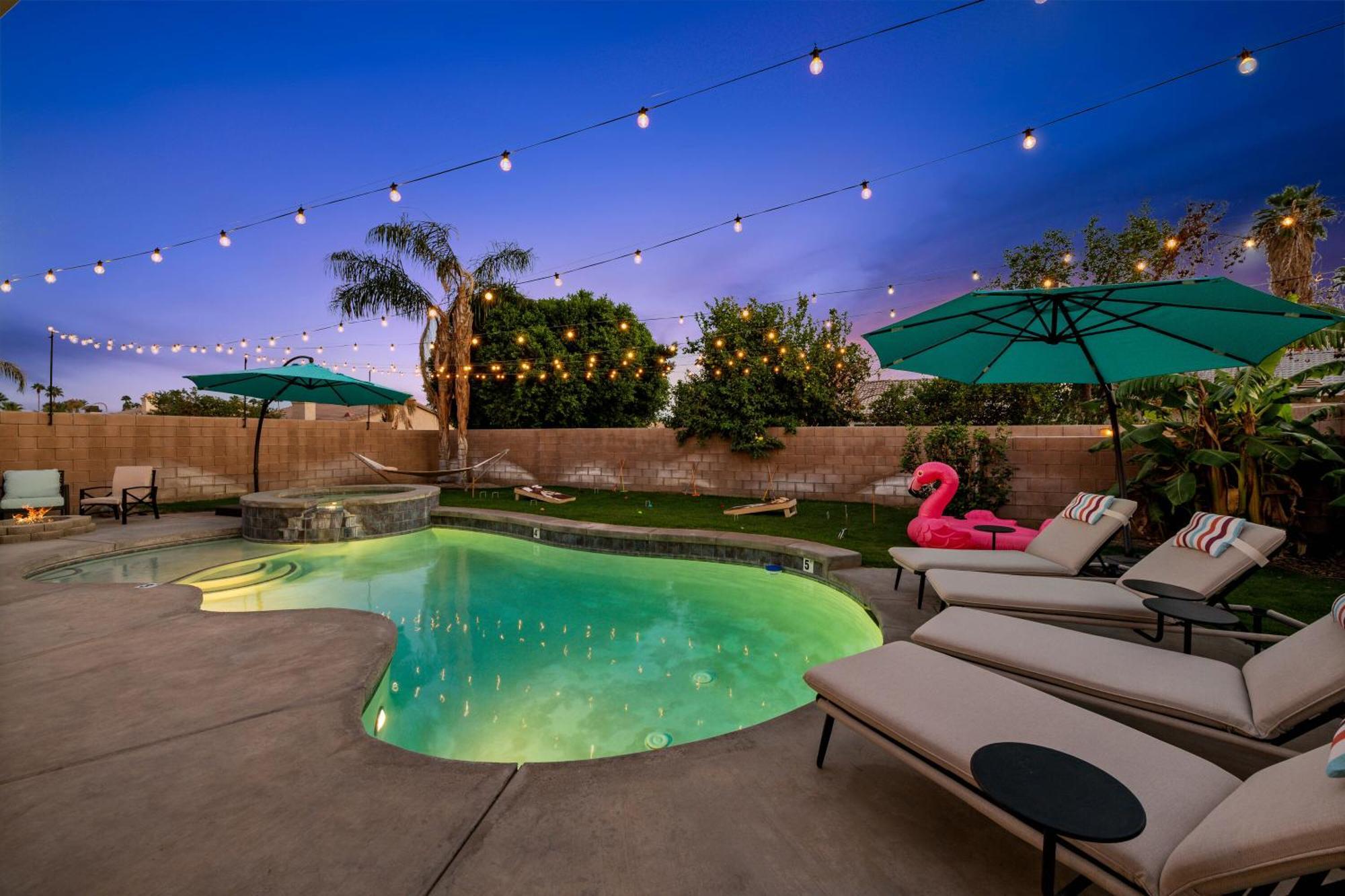 Casa Desert Muse With Heated Pool Spa Firepit Mini Golf And Games Indio Eksteriør billede