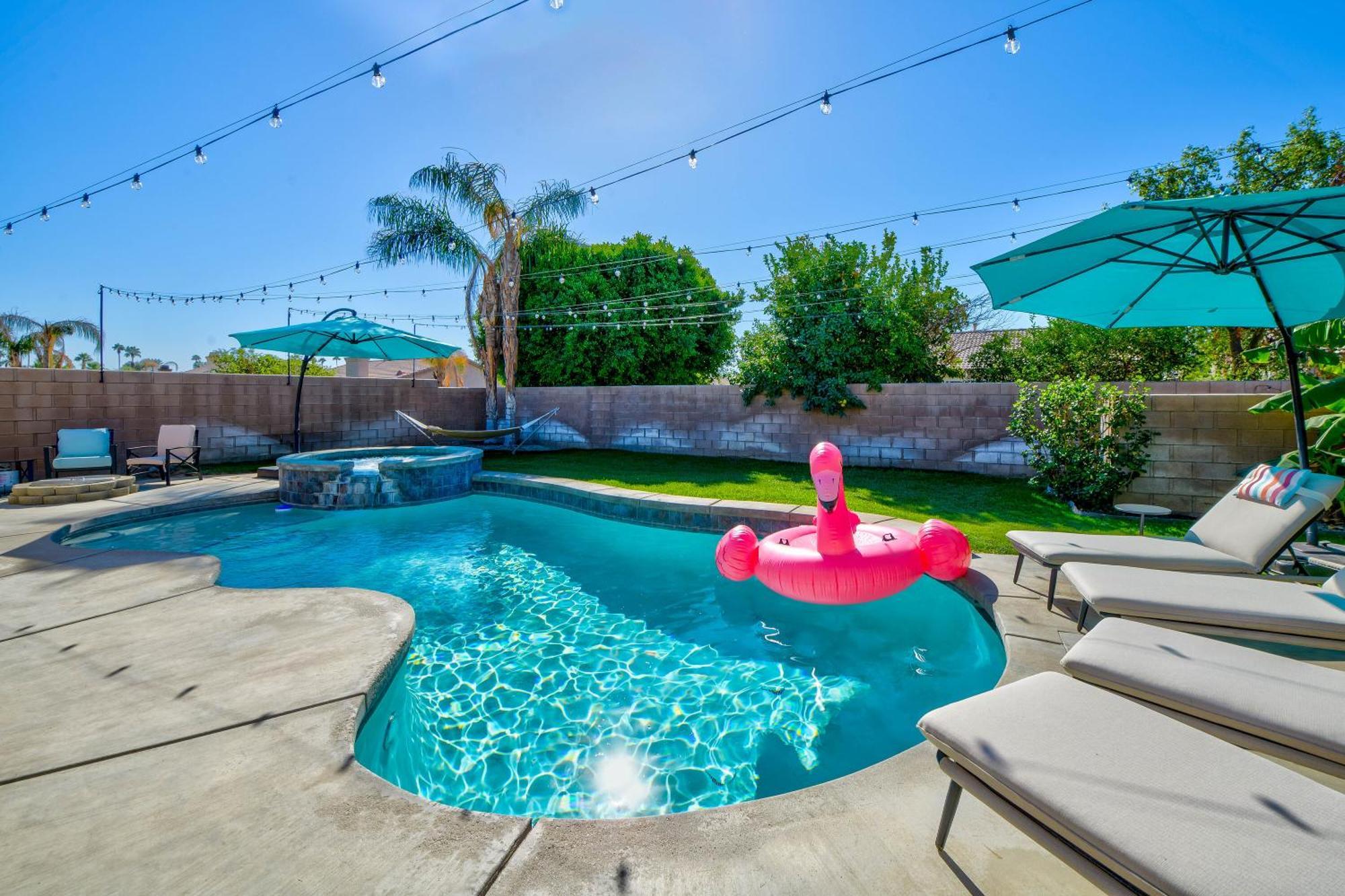 Casa Desert Muse With Heated Pool Spa Firepit Mini Golf And Games Indio Eksteriør billede