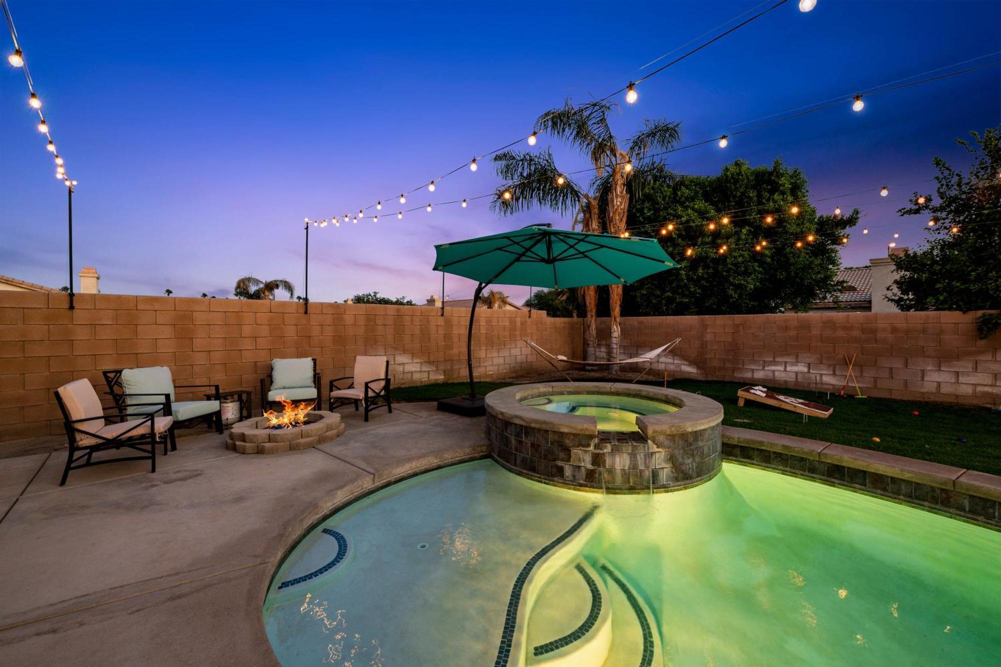 Casa Desert Muse With Heated Pool Spa Firepit Mini Golf And Games Indio Eksteriør billede